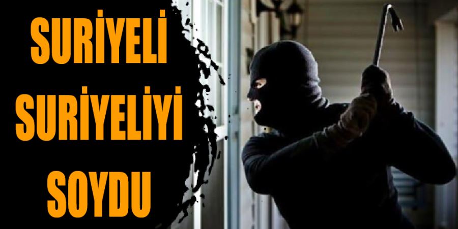 SURİYELİ SURİYELİYİ SOYDU