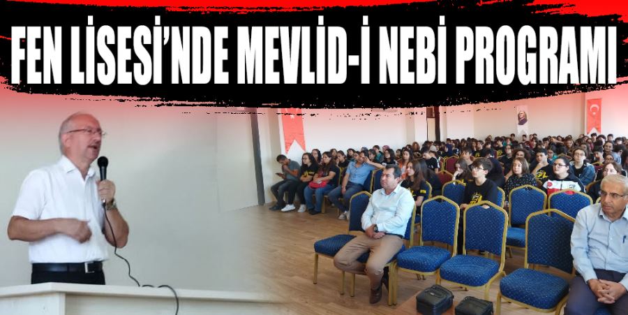 FEN LİSESİ’NDE MEVLİD-İ NEBİ PROGRAMI