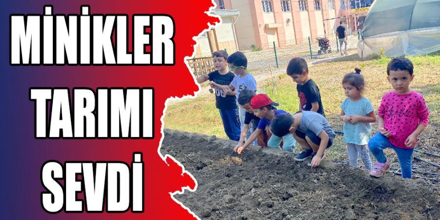 ANASINIFI ÖĞRENCİLERİ OKUL BAHÇESİNDE SEBZE ÜRETECEK