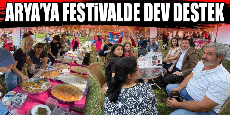 ARYA’YA FESTİVALDE DEV DESTEK