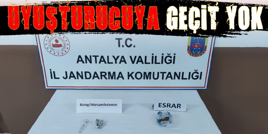 UYUŞTURUCUYA GEÇİT YOK