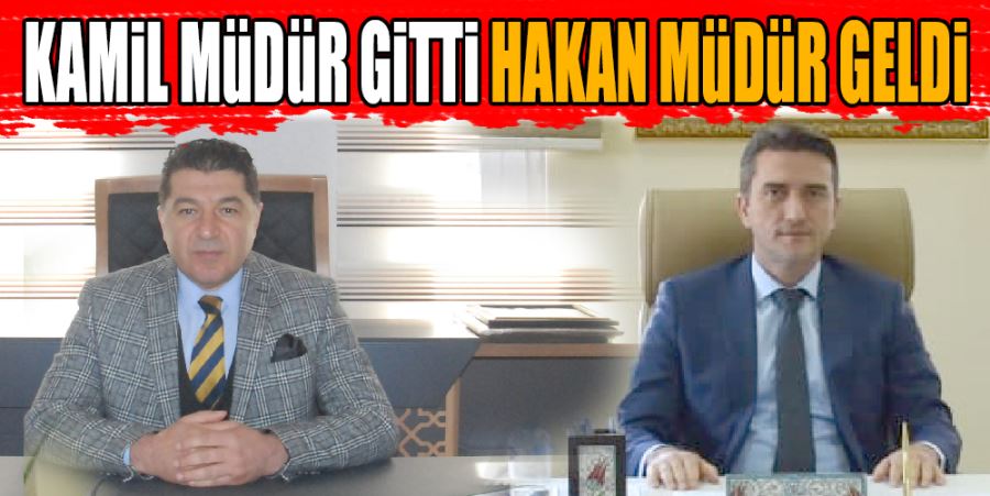 MÜDÜR CINGIL’IN TAYİNİ ÇIKTI