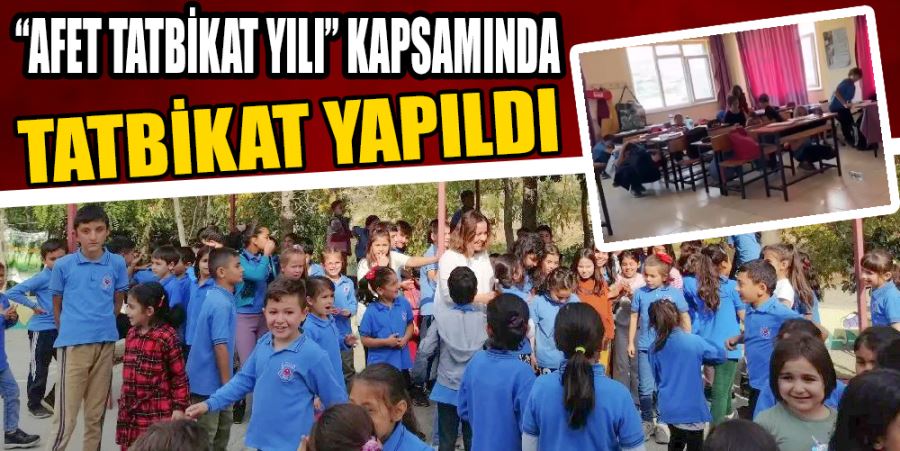 “AFET TATBİKAT YILI” KAPSAMINDA AKALAN’DA DEPREM TATBİKATI