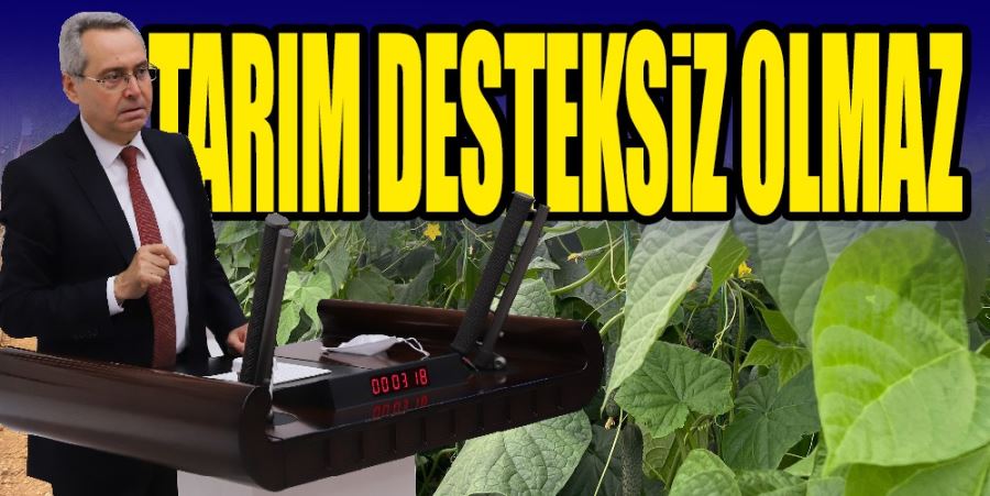 TARIM DESTEKSİZ OLMAZ