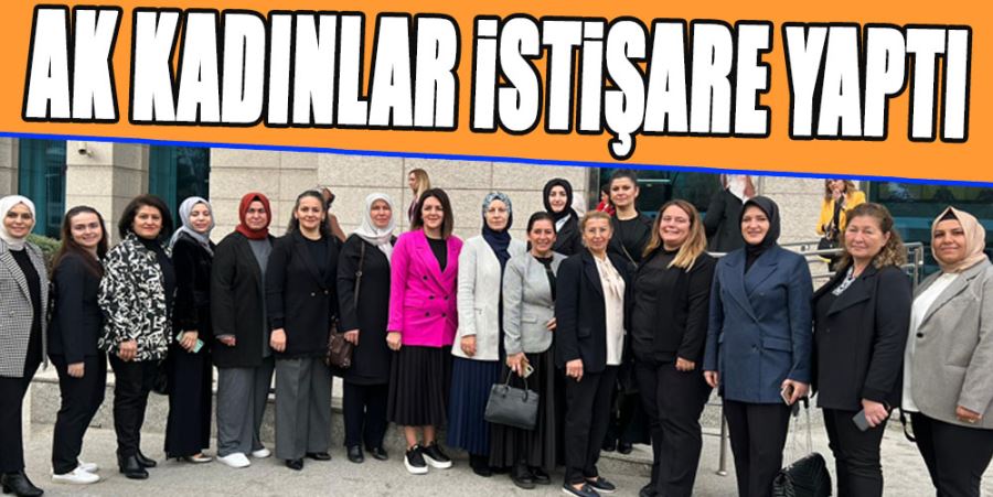 AK KADINLAR ANKARA’DA İSTİŞARE YAPTI