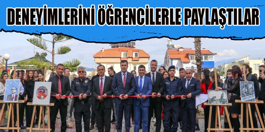 DENEYİMLERİNİ ÖĞRENCİLERLE PAYLAŞTILAR