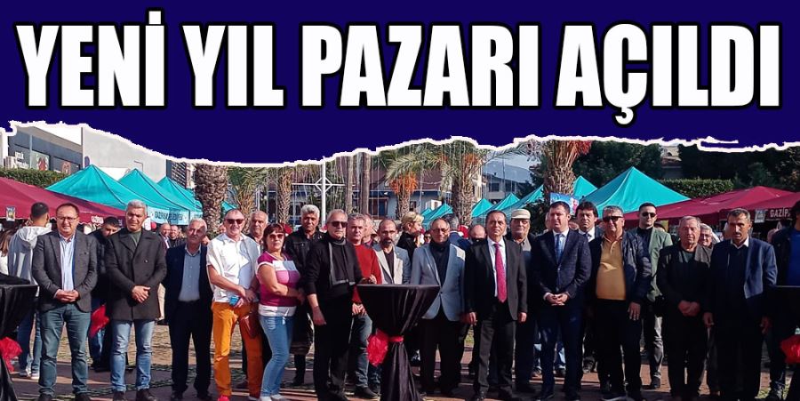 YENİ YIL PAZARI AÇILDI