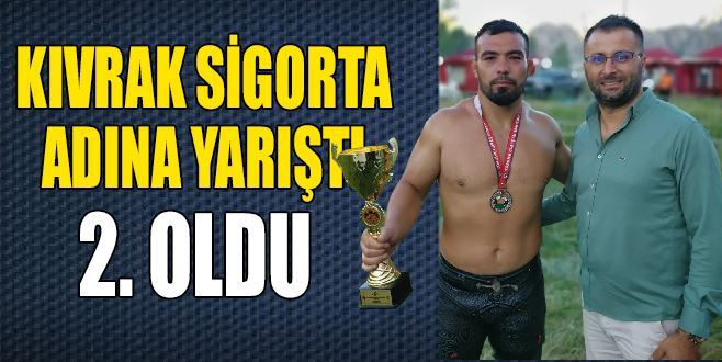 YUSUF CAN ZEYBEK KIVRAK SİGORTA ADINA YARIŞTI 2. OLDU