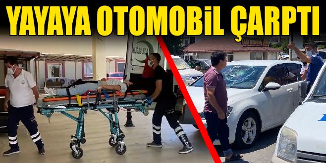 GAZİPAŞA’DA OTOMOBİL YAYAYA ÇARPTI