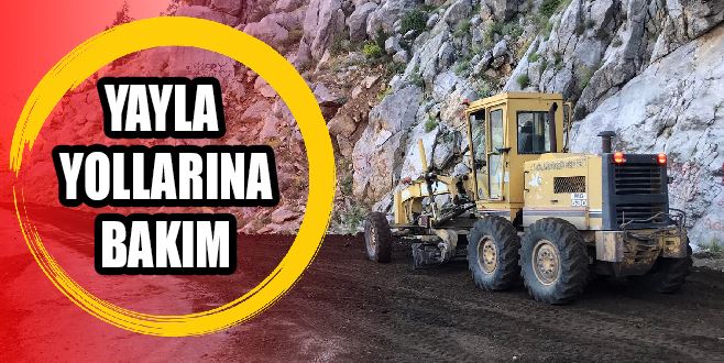 BÜYÜKŞEHİR’DEN YAYLA YOLLARINA BAKIM