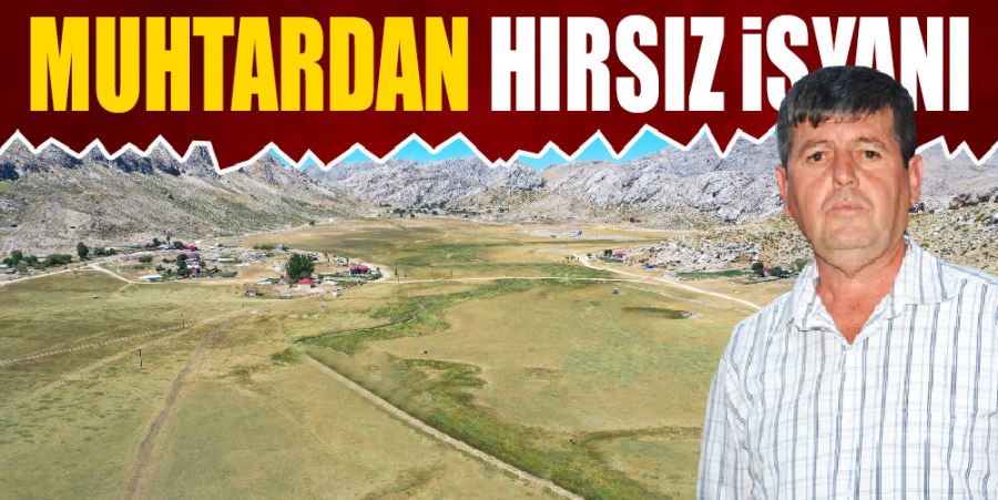 MUHTARDAN HIRSIZ İSYANI