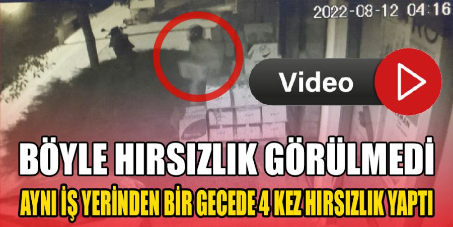 BÖYLE HIRSIZLIK GÖRÜLMEDİ