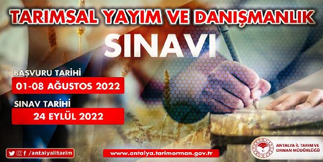 SINAV TARİHİ BELLİ OLDU