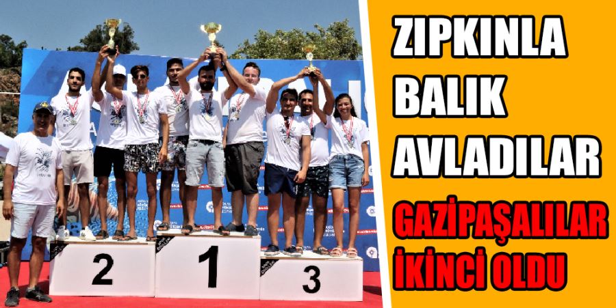 ZIPKINLA ASLAN BALIĞI AVLAMA YARIŞMASI DÜZENLENDİ