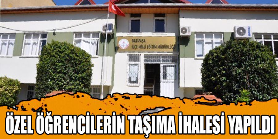 ÖZEL ÖĞRENCİLERİN TAŞIMA İHALESİ YAPILDI