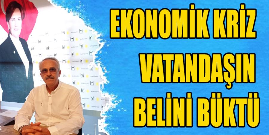 KRİZ VATANDAŞIN BELİNİ BÜKTÜ