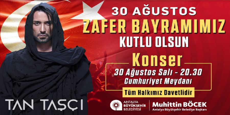 ZAFERİN 100. YILI TAN KONSERİ İLE KUTLANACAK