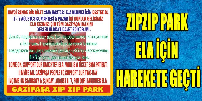 ZIPZIP PARK ELA İÇİN HAREKETE GEÇTİ