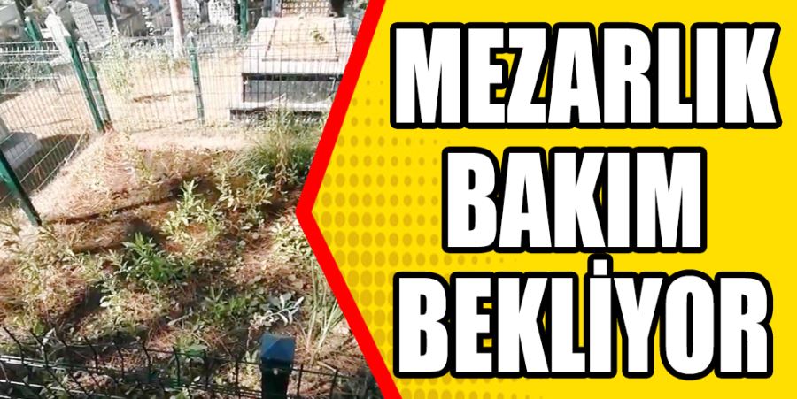 MEZARLIK BAKIM BEKLİYOR