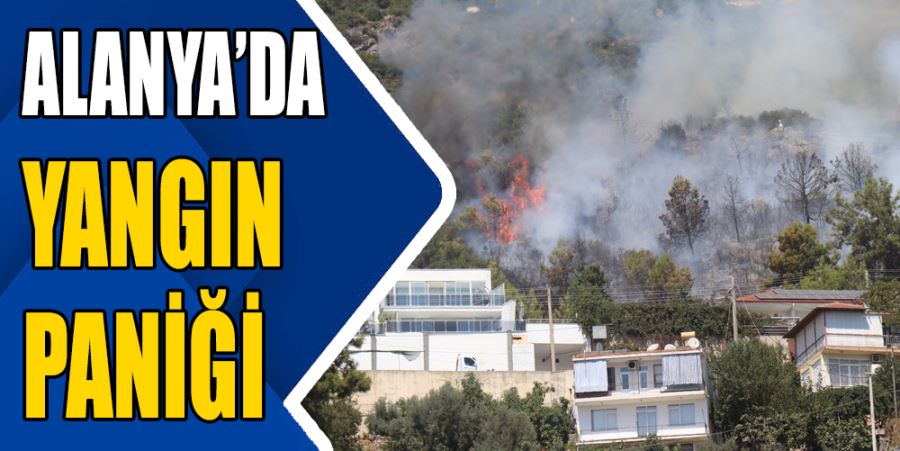 KOMŞUDA YANGIN PANİĞİ