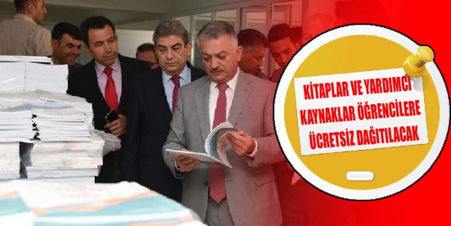 Kitaplar ve Yardımcı Kaynaklar Öğrencilere Ücretsiz Dağıtılacak