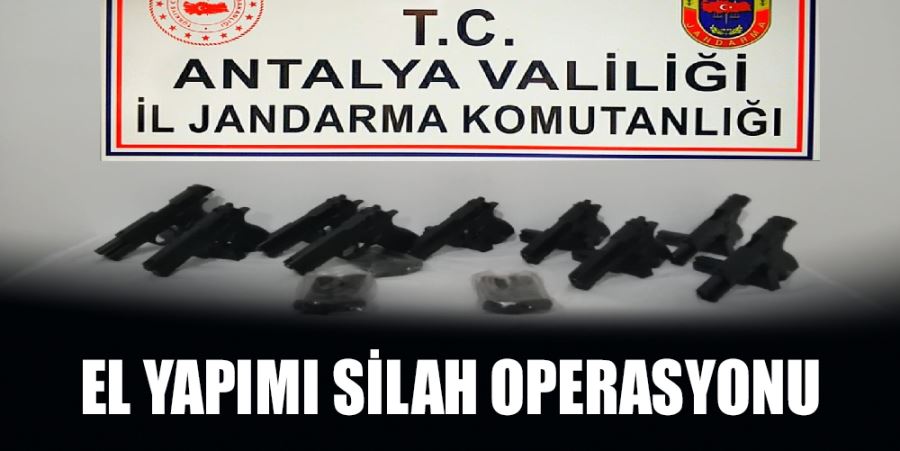 EL YAPIMI SİLAH OPERASYONU