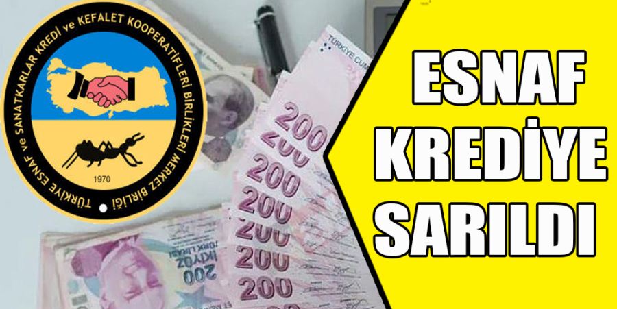 ESNAF KREDİYE SARILDI