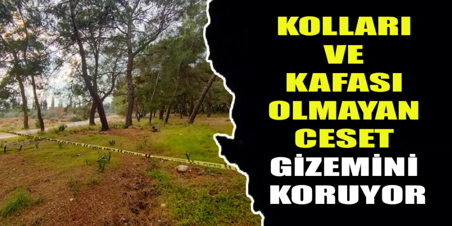 KOLLARI VE KAFASI OLMAYAN CESET GİZEMİNİ KORUYOR