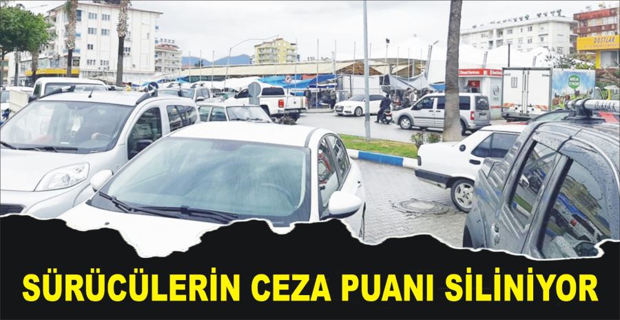 SÜRÜCÜLERİN CEZA PUANI SİLİNİYOR