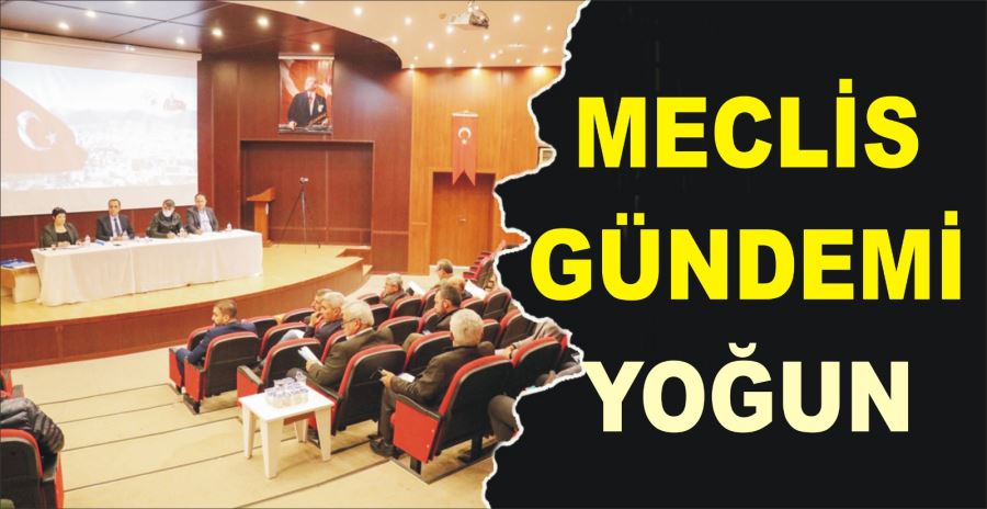 MECLİS GÜNDEMİ YOĞUN