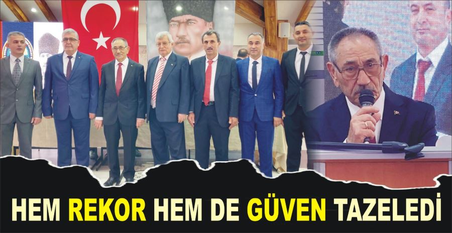 HEM REKOR HEM DE GÜVEN TAZELEDİ