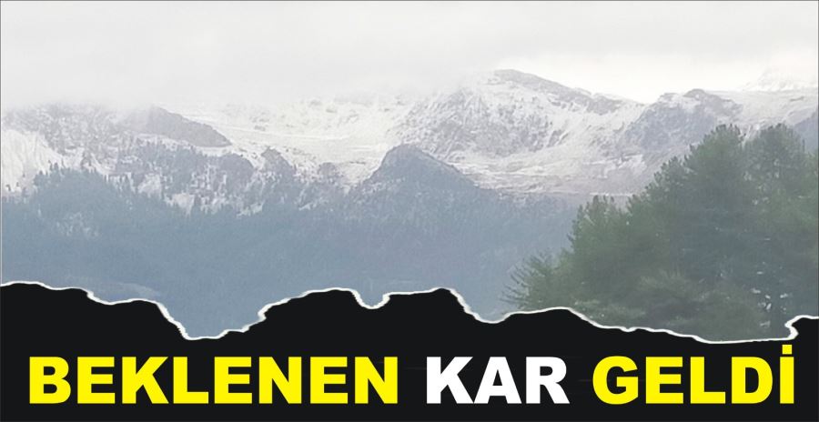 BEKLENEN KAR GELDİ