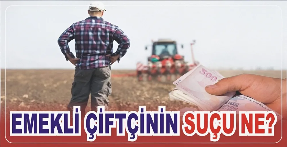 EMEKLİ ÇİFTÇİNİN SUÇU NE?