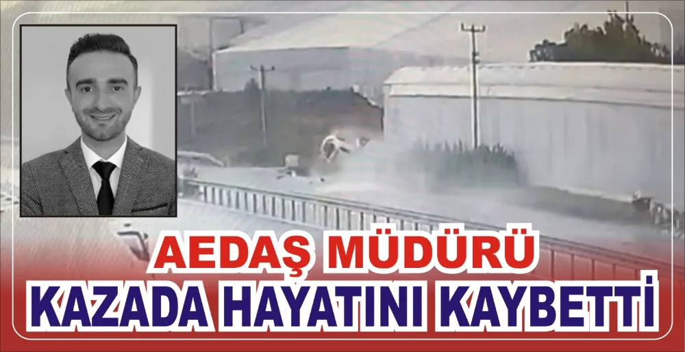 AEDAŞ Müdürü kazada hayatını kaybetti