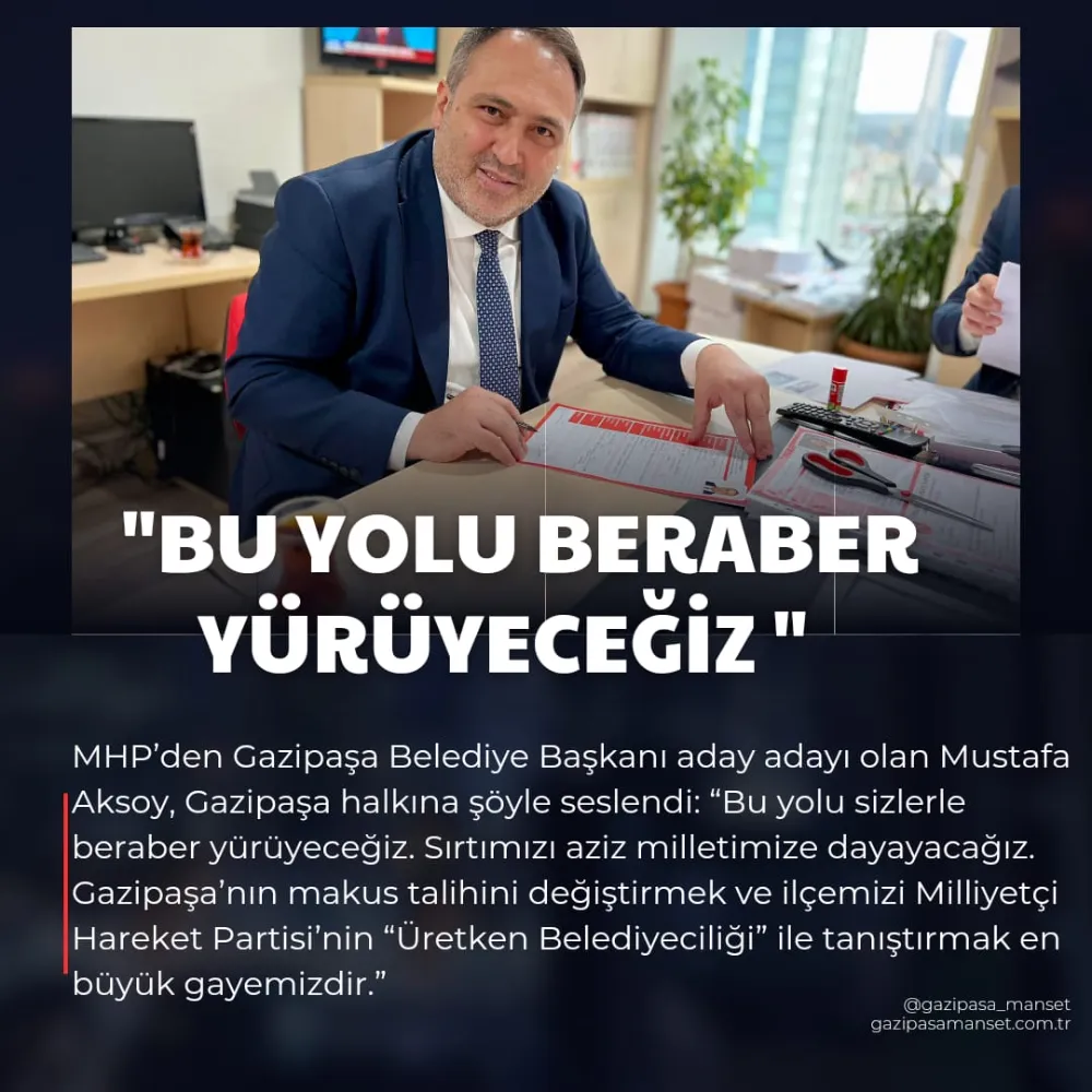 “BU YOLU BERABER YÜRÜYECEĞİZ”