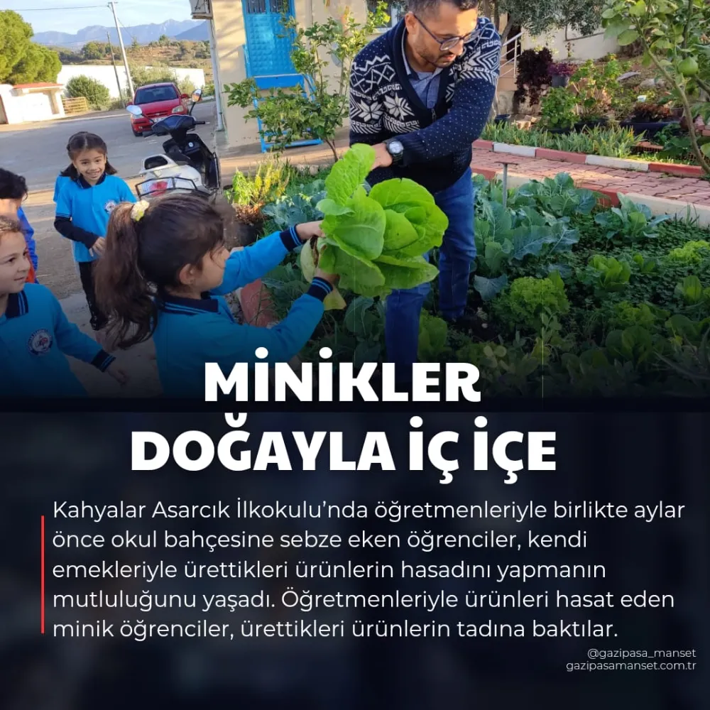 MİNİKLER DOĞAYLA İÇ İÇE