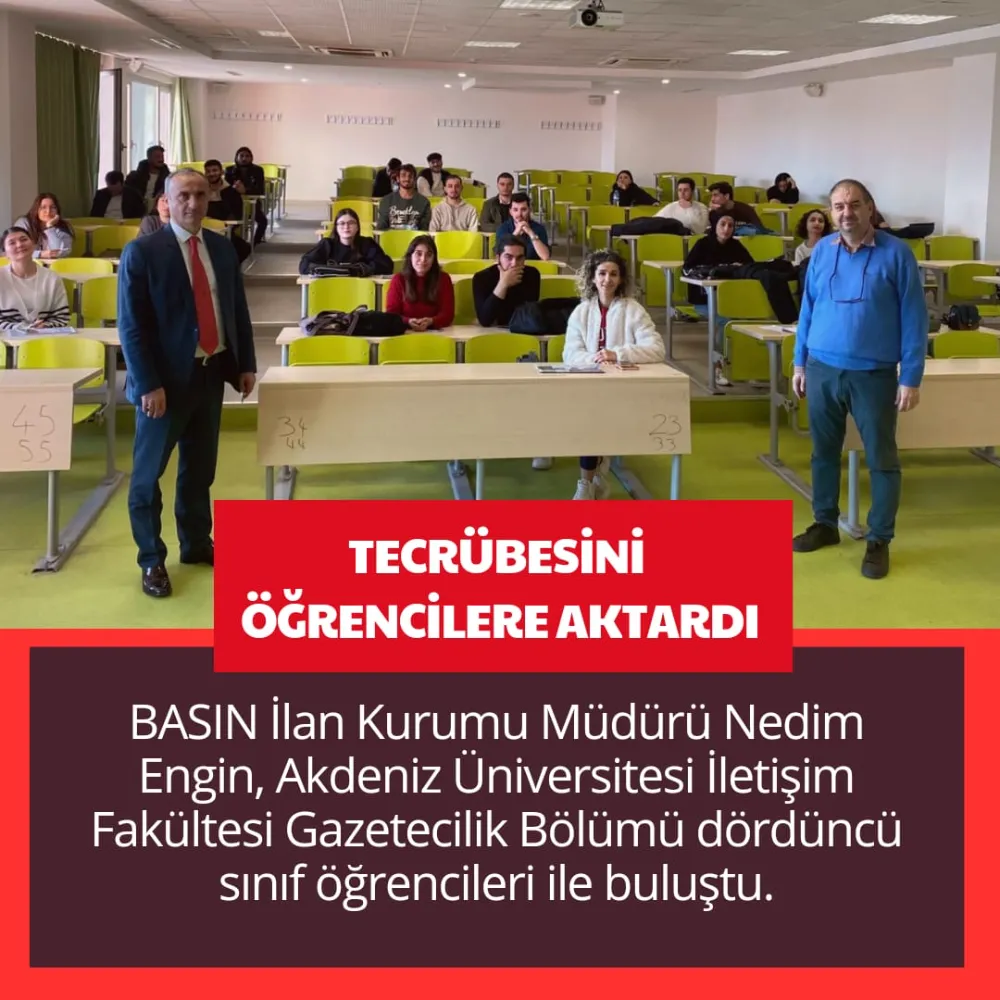 TECRÜBESİNİ ÖĞRENCİLERE AKTARDI