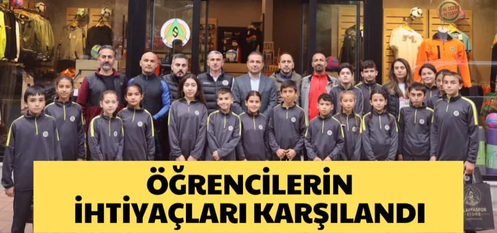 ÖĞRENCİLERİN İHTİYAÇLARI KARŞILANDI