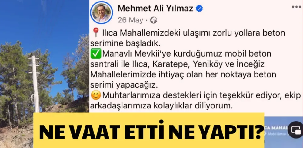 NE VAAT ETTİ NE YAPTI? 