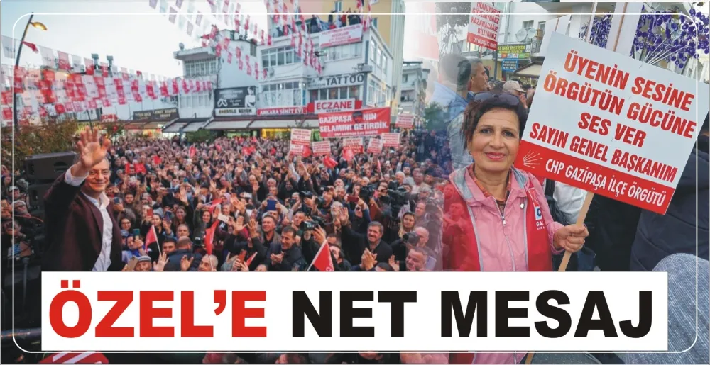 ÖZEL’E NET MESAJ