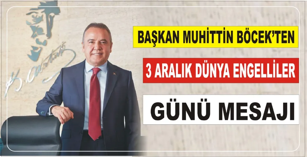 BAŞKAN MUHİTTİN BÖCEK