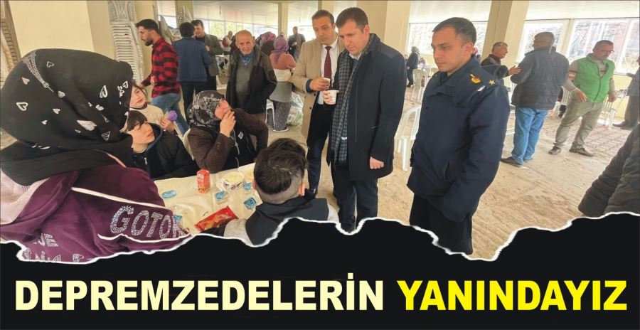 DEPREMZEDELERİN YANINDAYIZ