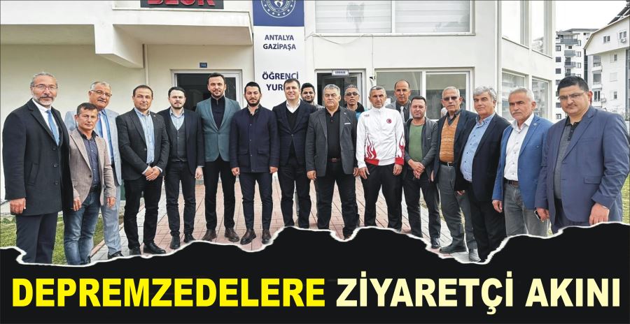 DEPREMZEDELERE ZİYARETÇİ AKINI