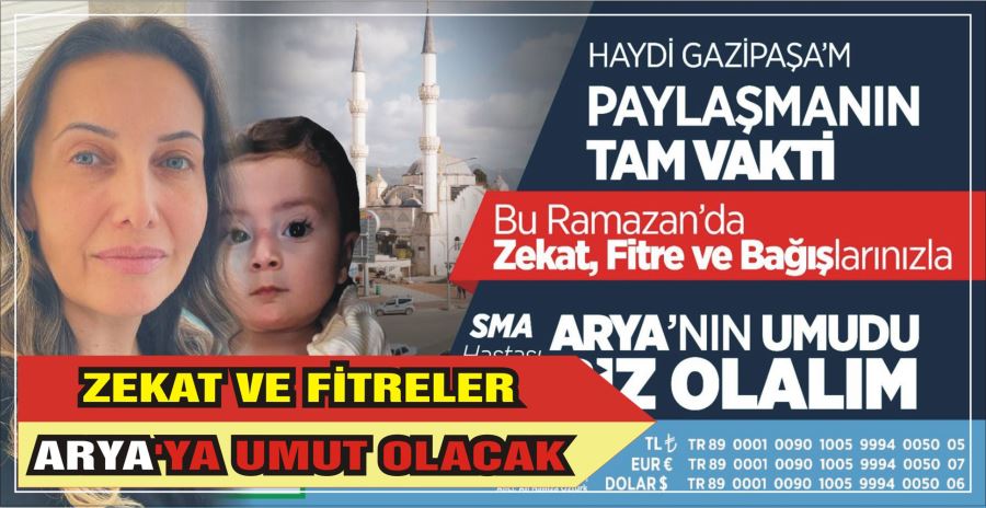 ZEKAT VE FİTRELER ARYA’YA UMUT OLACAK 