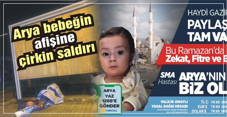 Arya bebeğin afişine çirkin saldırı