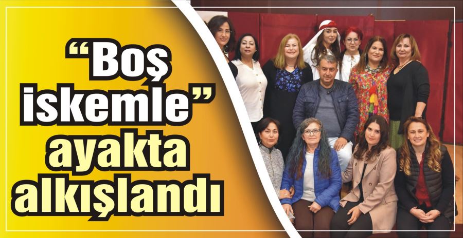 “Boş iskemle” ayakta alkışlandı