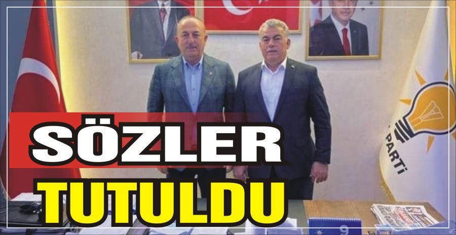 SÖZLER TUTULDU