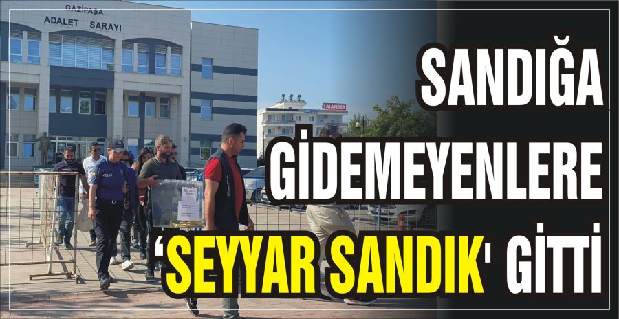 SANDIĞA GİDEMEYENLERE ‘SEYYAR SANDIK’ GİTTİ 