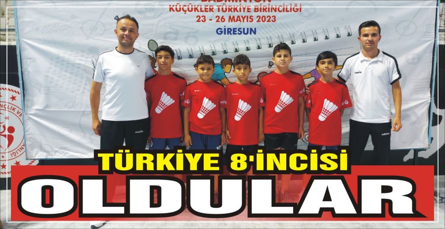 TÜRKİYE 8’İNCİSİ OLDULAR