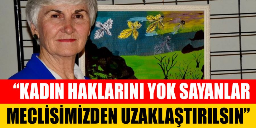 “Kadın haklarını yok sayanlar; meclisimizden uzaklaştırılsın”